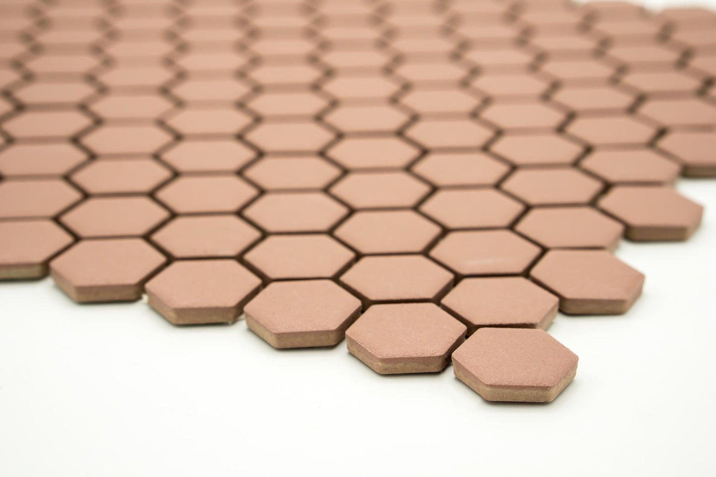 Mosaik Hexagon H HXA 24 braun 2,3x2,6 matt rutschfest