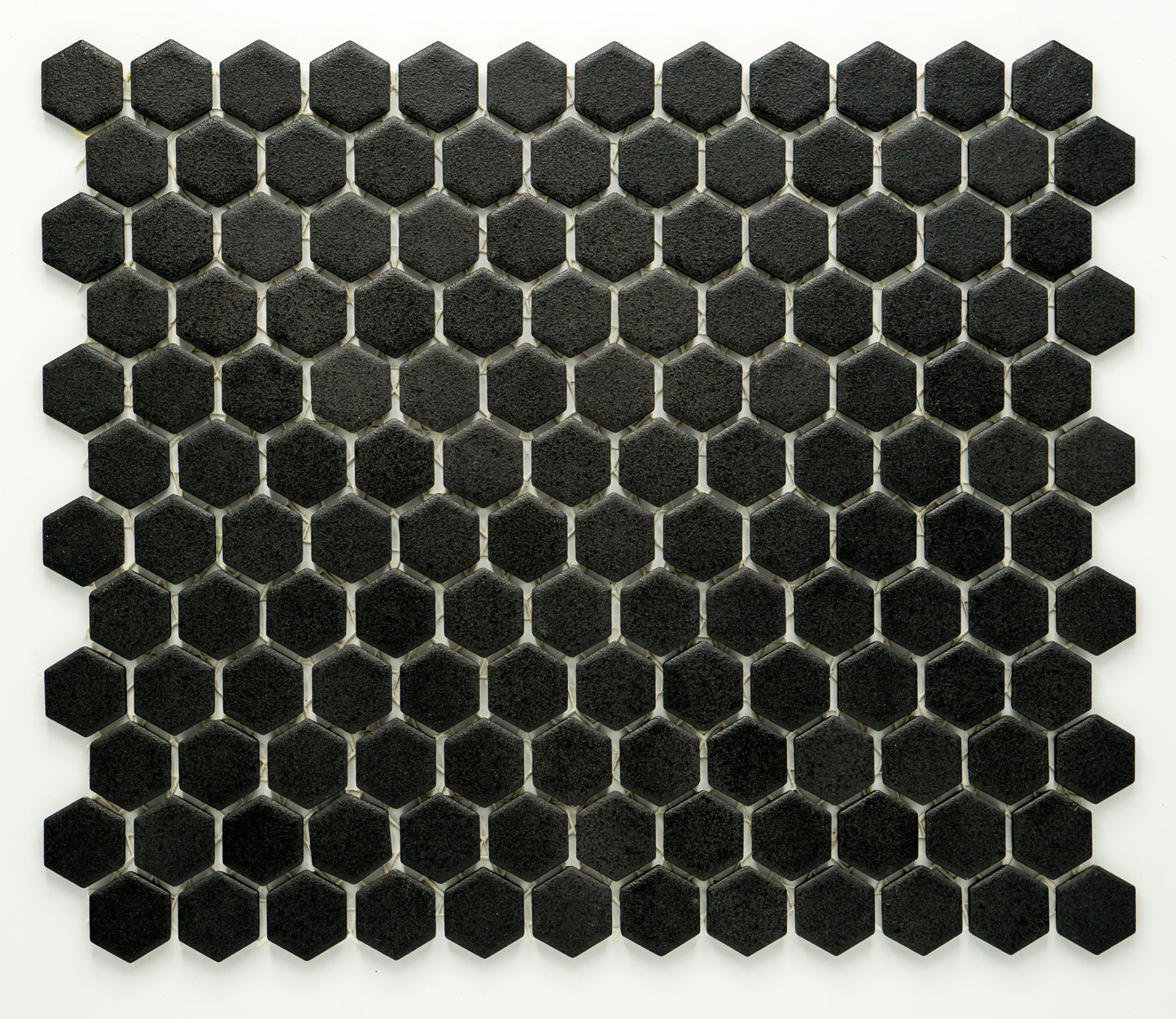 Mosaik Hexagon H HXA 29 schwarz 2,3x2,6 matt rutschfest