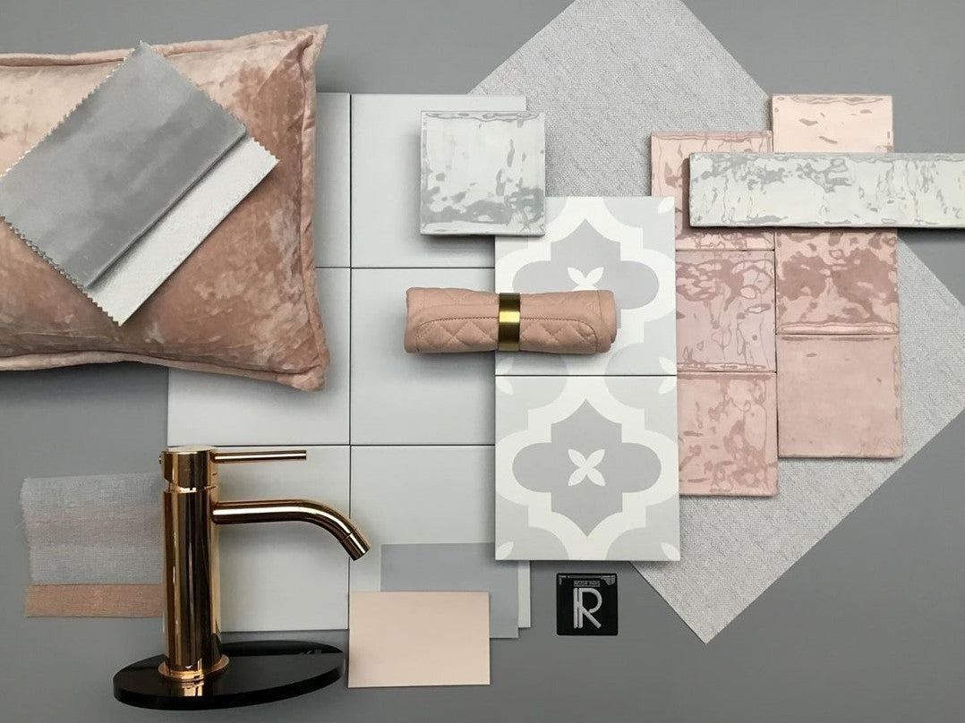 Fliese Atelier Retro Vieux Rose 10×10