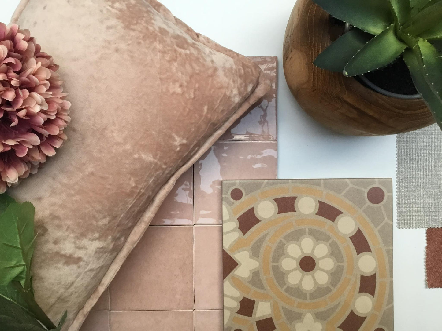 Fliese Atelier Retro Vieux Rose 6,2×25
