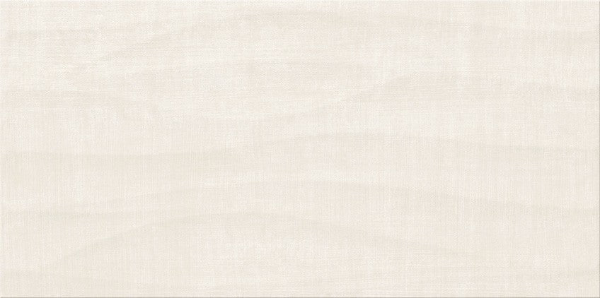 Fliese Glänzendes Textil Creme Satin Struktur 29,8x59,8