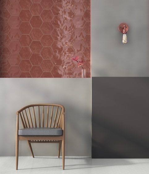 Hexa Wall Kirschkuchen 17,3x15