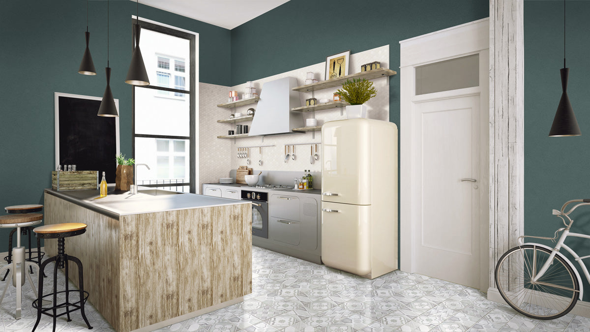 Fliese Hexa Wall Green Echo 17,3x15