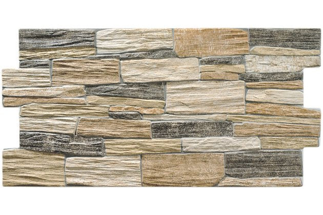 Verblendstein Irta JET marron 33,3x66,6