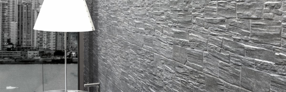 Verblendstein Irta JET gris 33,3x66,6