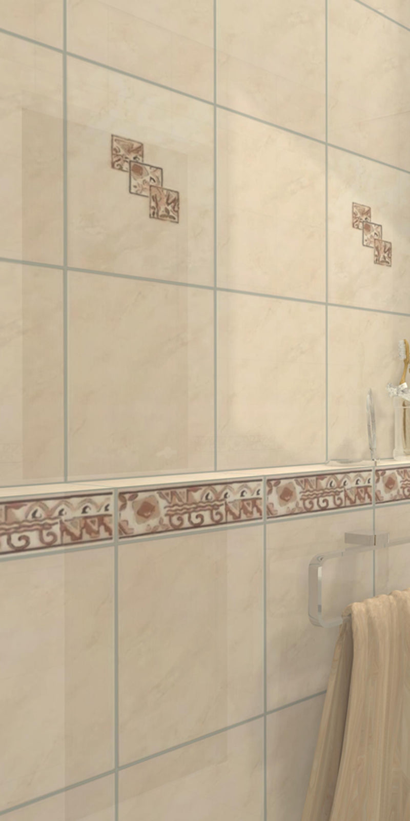 Fliese Multi Jakub Beige 20x25