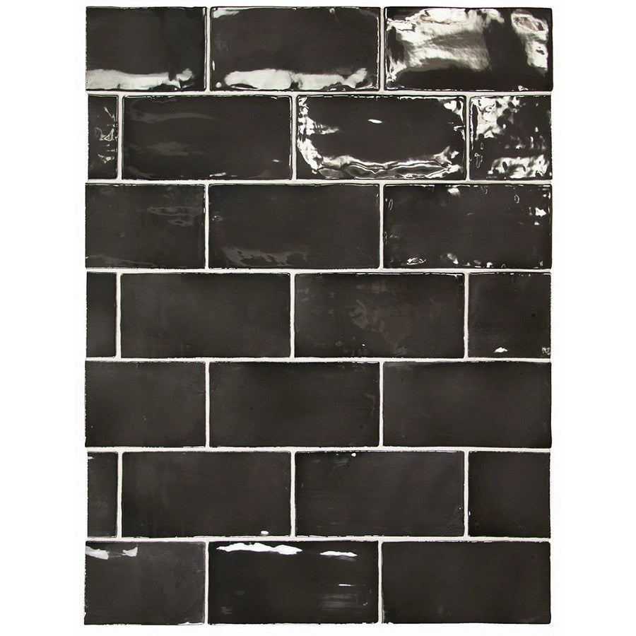 Manacor Black 7,5 x 15 Fliese