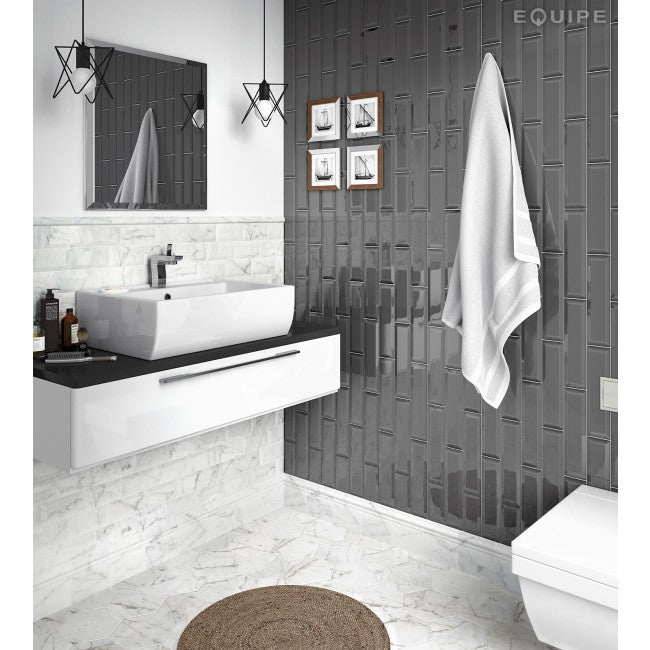 Fliese Metro dunkelgrau 7,5x15