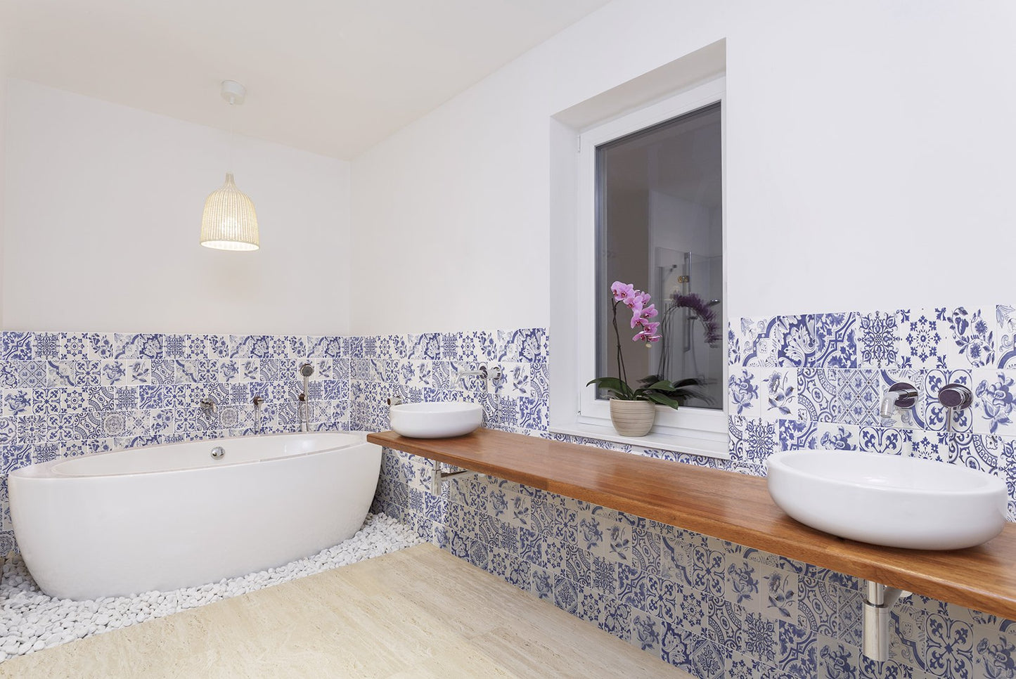 Fliese Porto Dekor Bianco 15x15