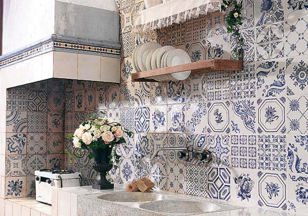 Fliese Porto Dekor Bianco 15x15