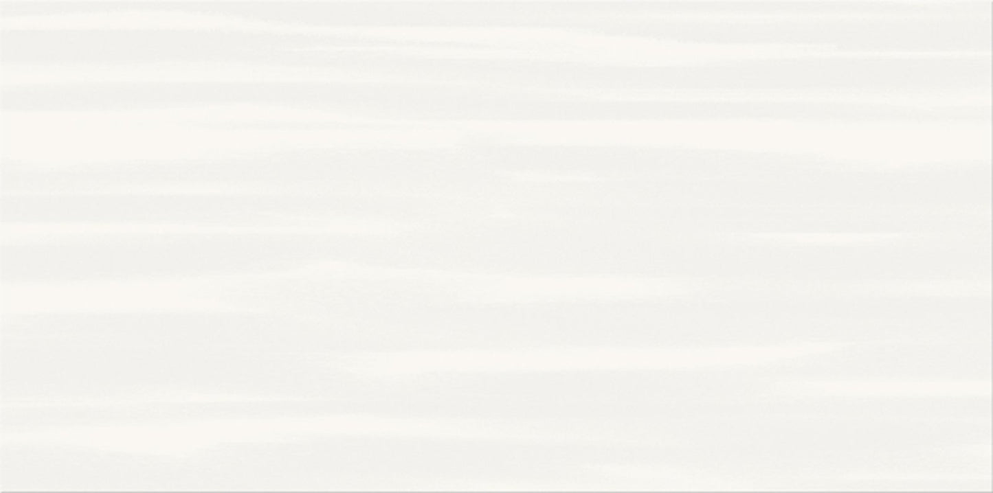 Soft Romantic White Smudges Satinfliese 29,8x59,8