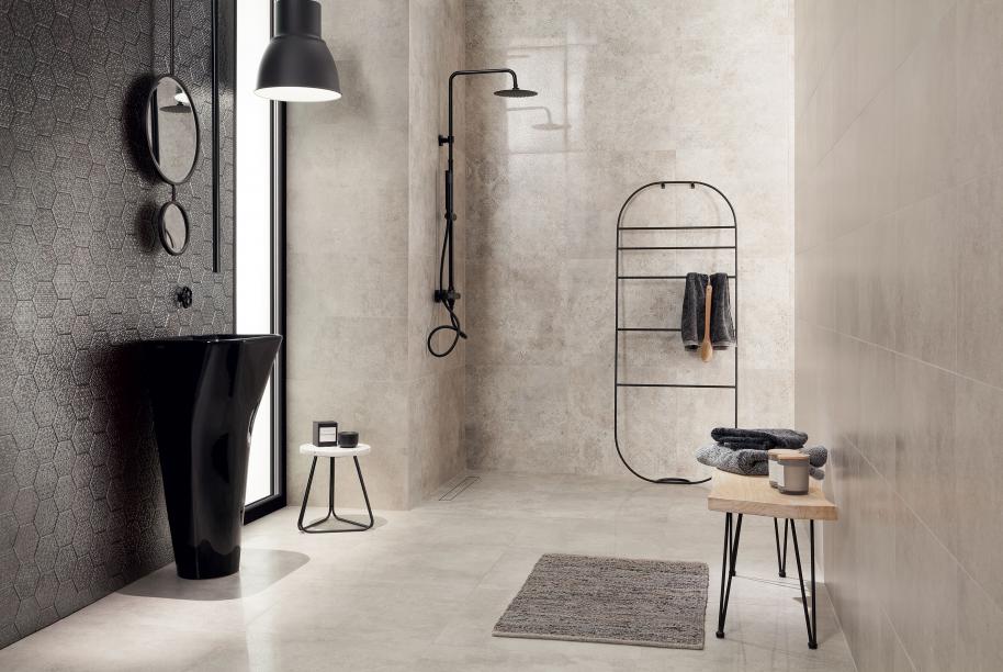 Fliese Terraform grau Rect. 29,8x59,8