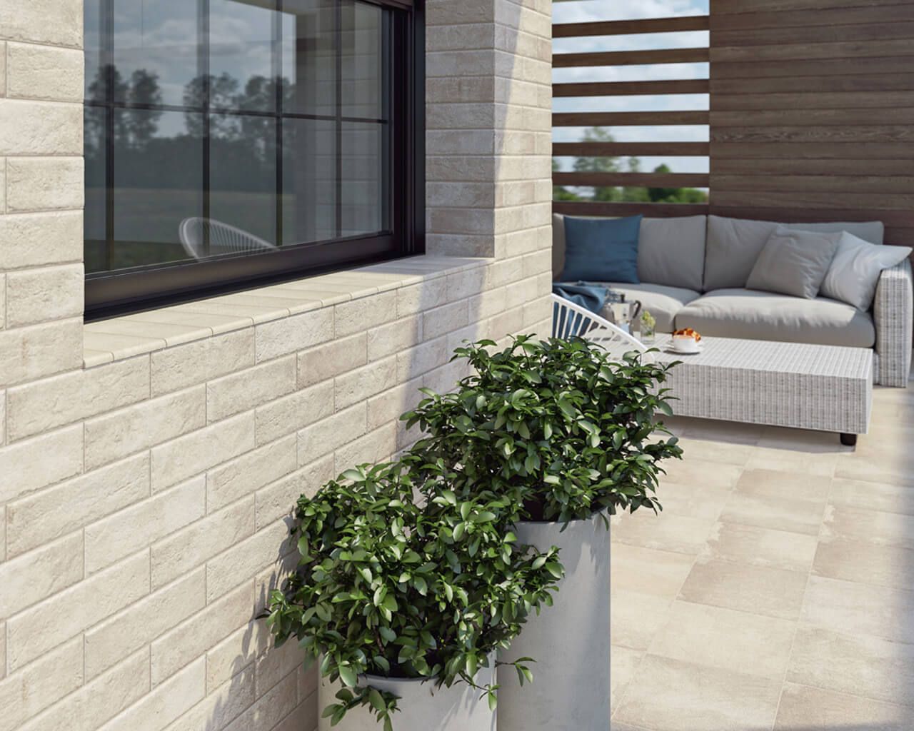 Fliese Scandiano Klinker Beige 30x30