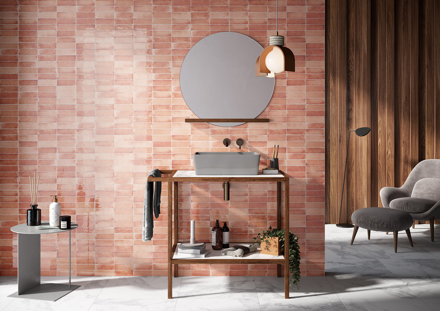 TBrick Pink Panther 5,2x16 Fliese