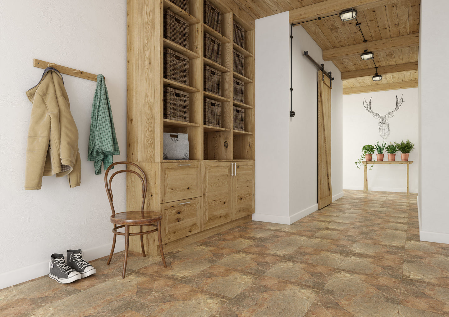 Fliese Rustyk Grau 42x42