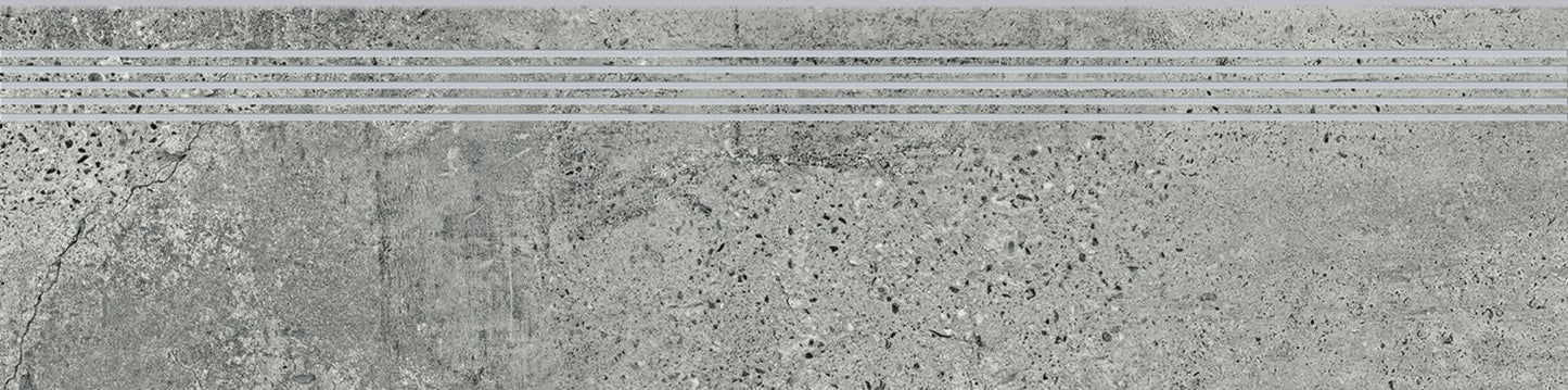Pflasterstein Newstone Graue Treppe 30x120