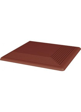 Treppenhaus Eckklinker Natur Rosa 30x30