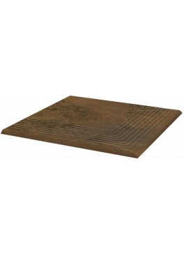 Treppe Semir Klinker Beige Ecke 30x30