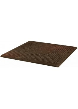 Treppe Semir Klinker Brown Corner 30x30