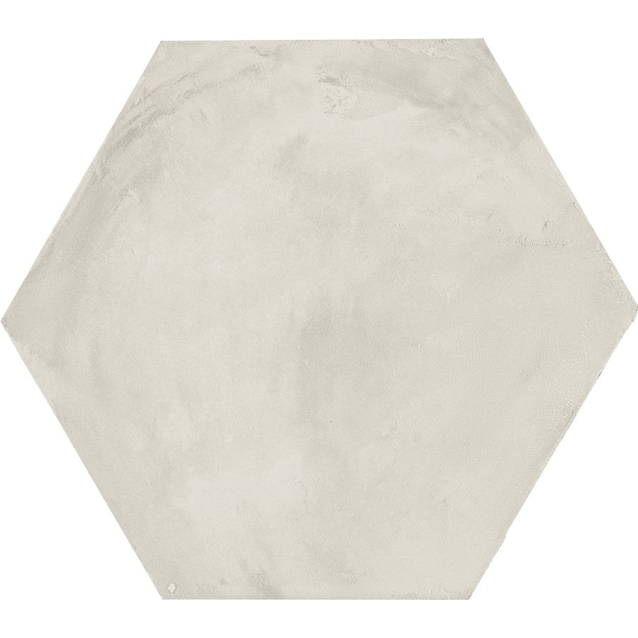 Fliese Terra Art Bianco Sechseck 21,6x25
