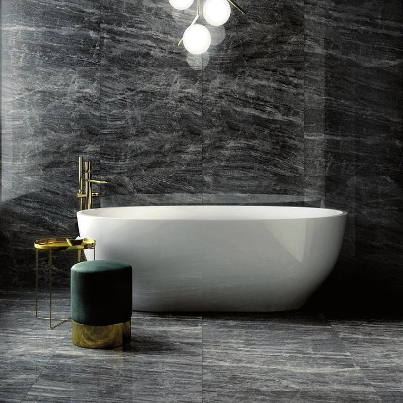 Fliese Cosmic Marmor rektifiziert grau 60x60 matt