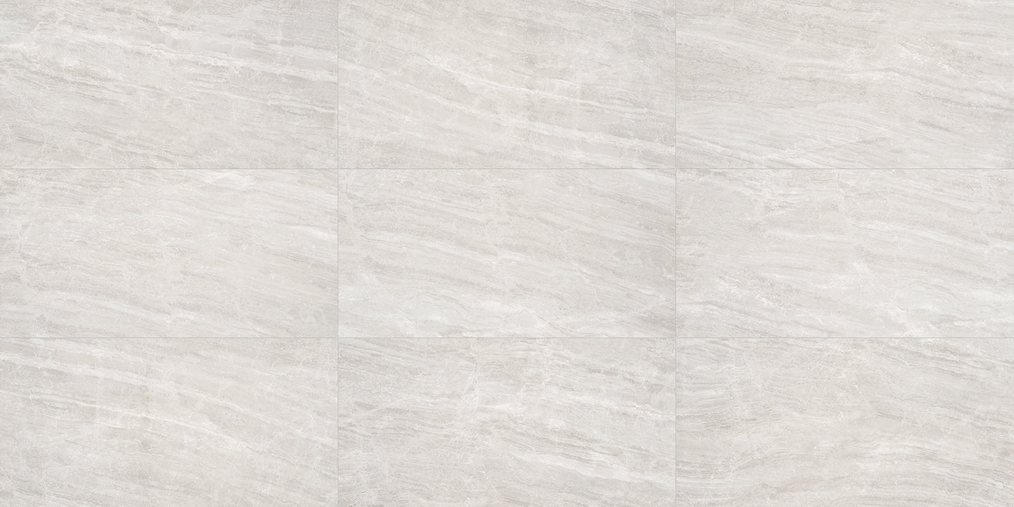 Fliese Cosmic Marmor rektifiziert grau 60x120 glänzend