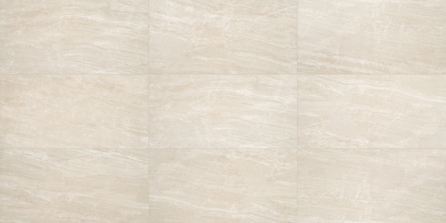 Fliese Cosmic Marmor rektifiziert Elfenbein 60x120 matt