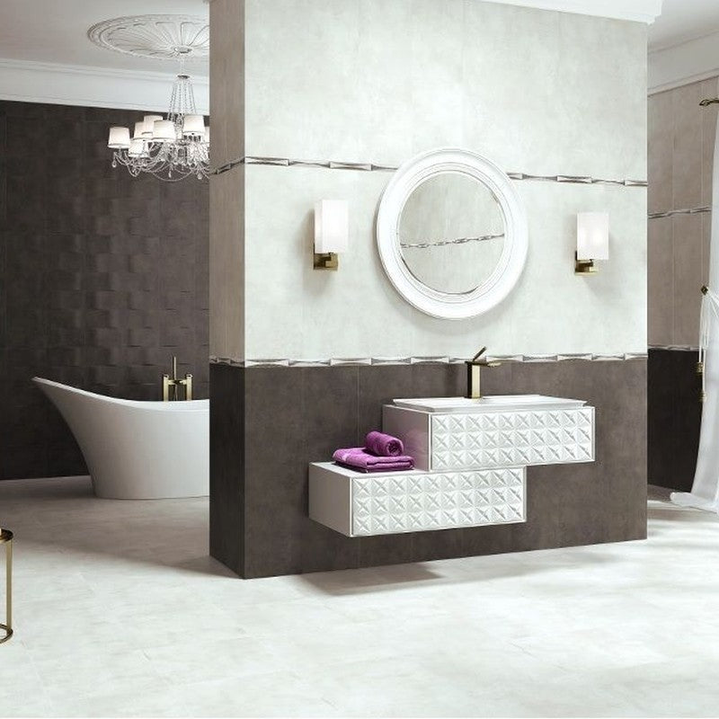 Tile Trail Mix-Bone Dekor Sechseck 21,3x23,1