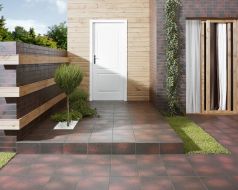 Treppe Semir Klinker Brown Corner 30x30