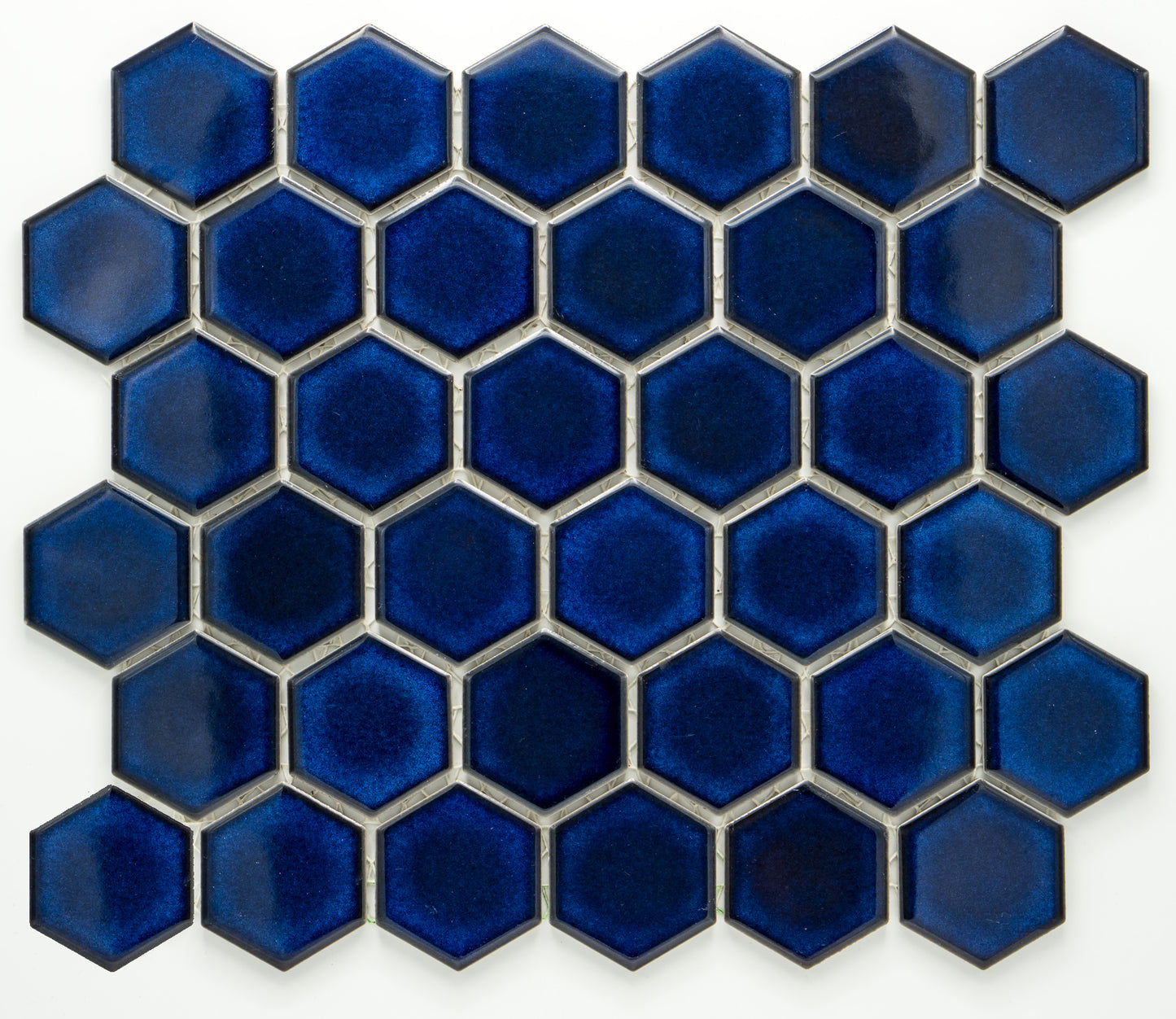 Mosaik Hexagon H HXL BL 10 Kobalt 5,1x5,9 Glanz