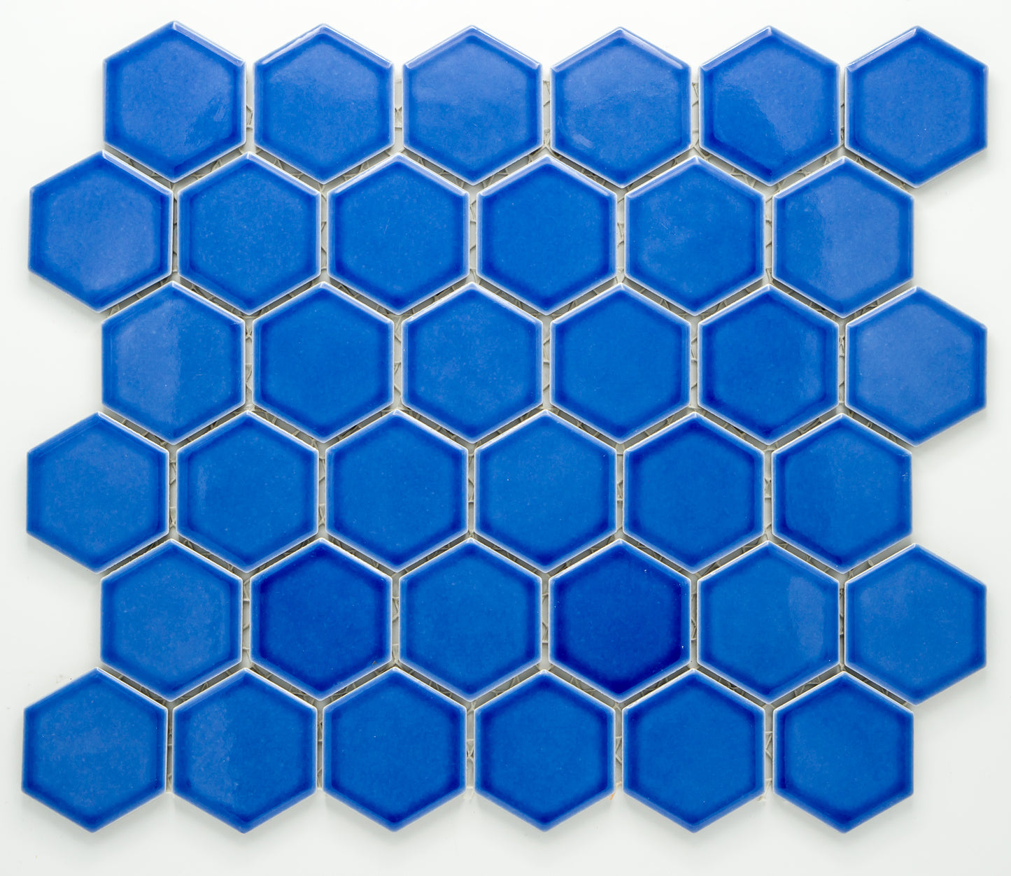 Mosaik Hexagon H HXL 6471 blau 5,1x5,9 glänzend