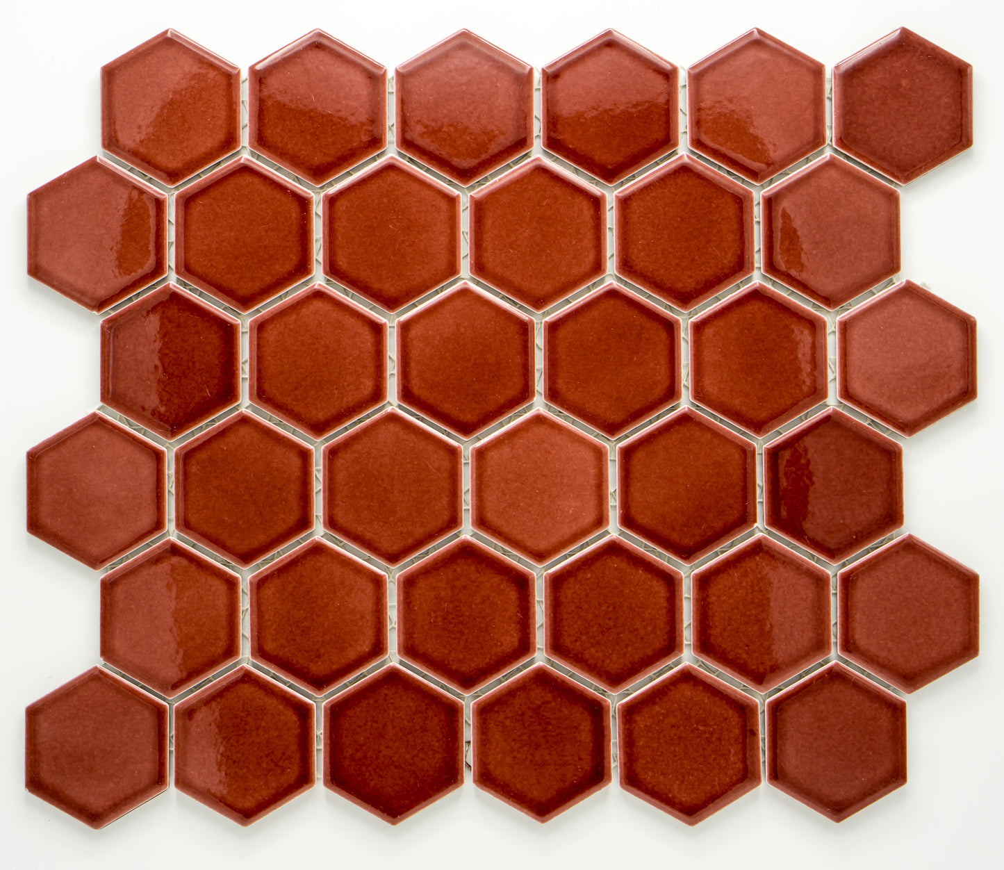 Mosaik Hexagon H HXL 5532 Burgund 5,1x5,9 Glanz