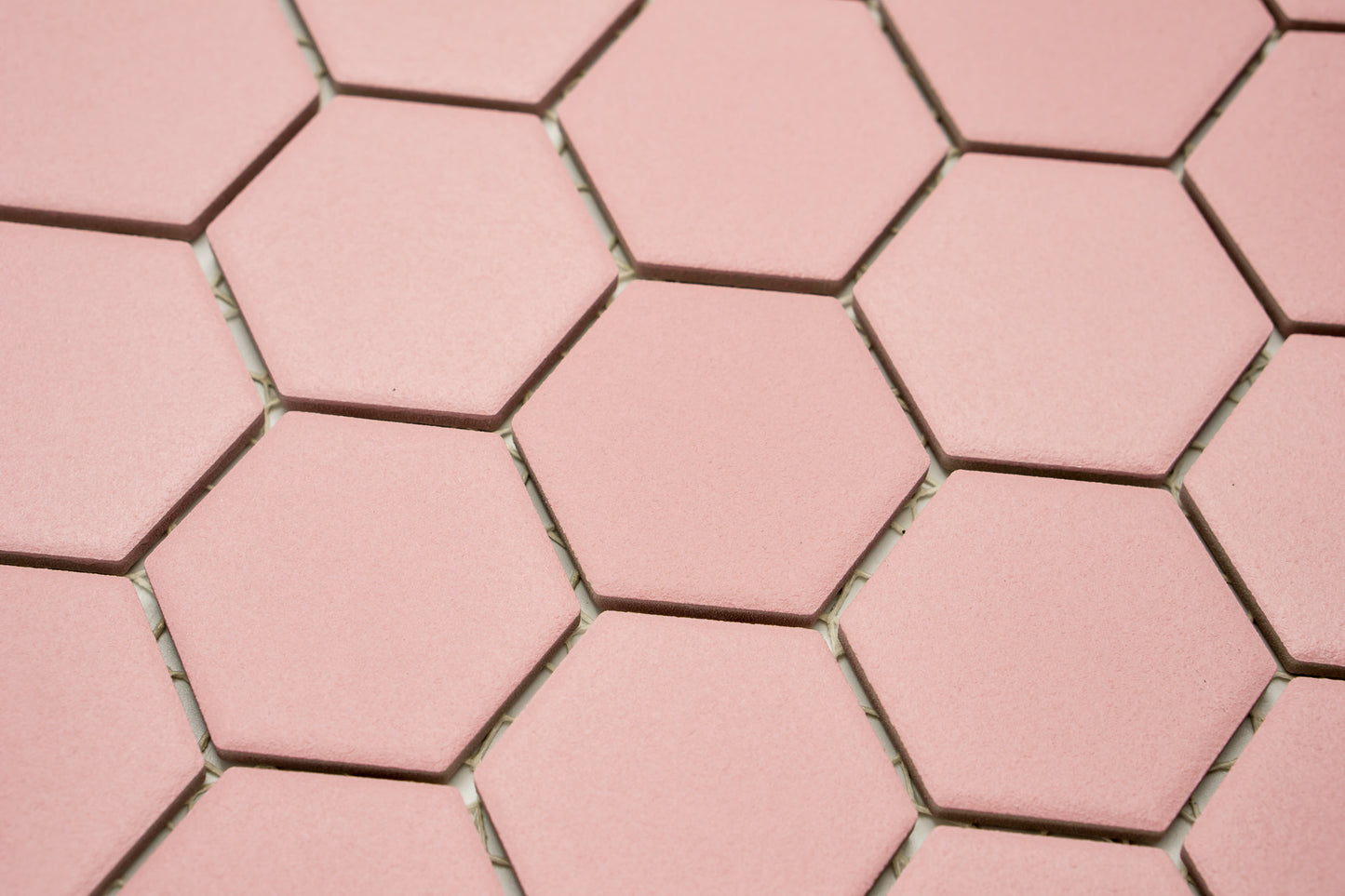 Mosaik Hexagon H HXLA 52 rosa 5,1x5,9 rutschfeste Matte