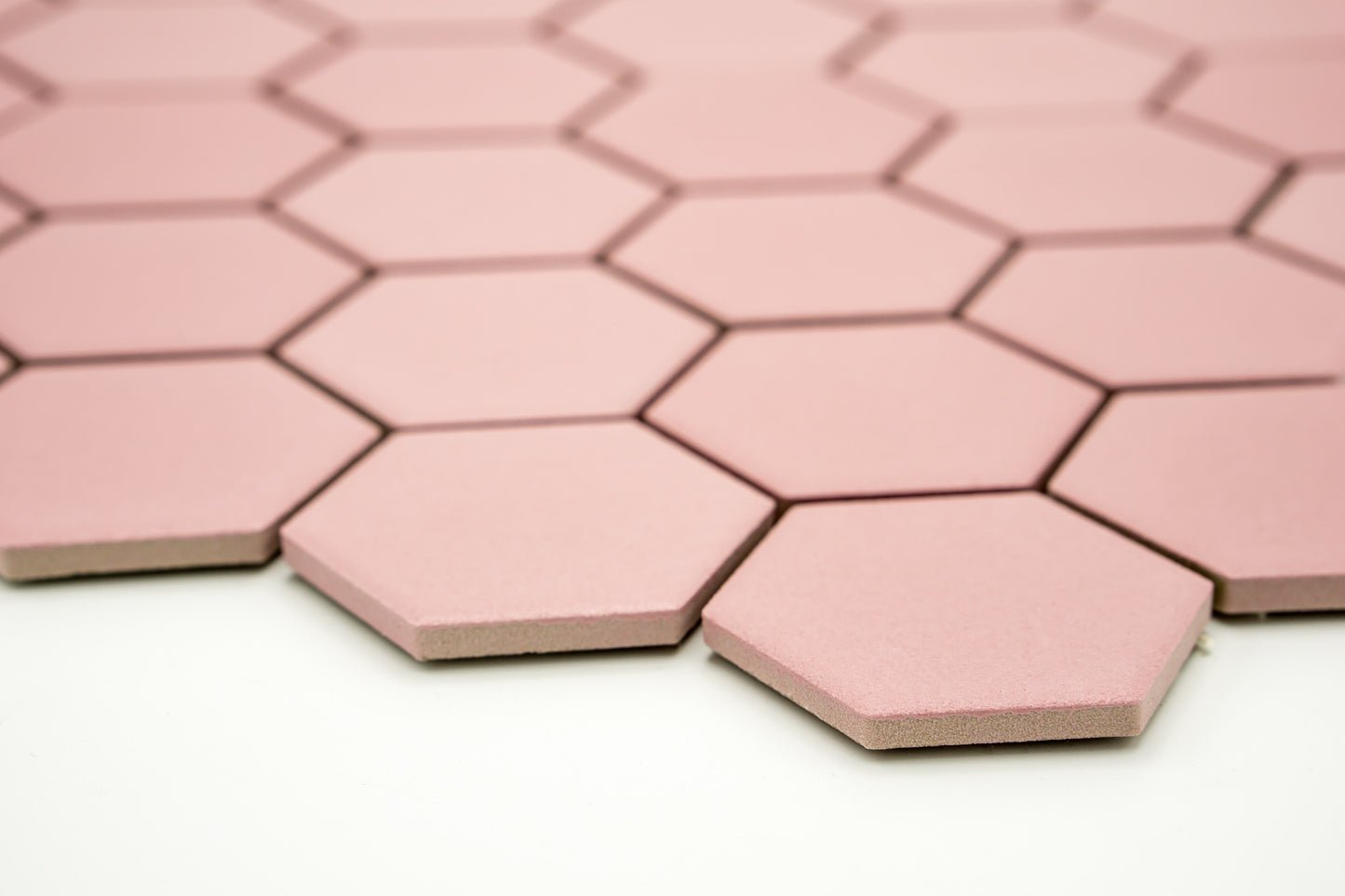 Mosaik Hexagon H HXLA 52 rosa 5,1x5,9 rutschfeste Matte