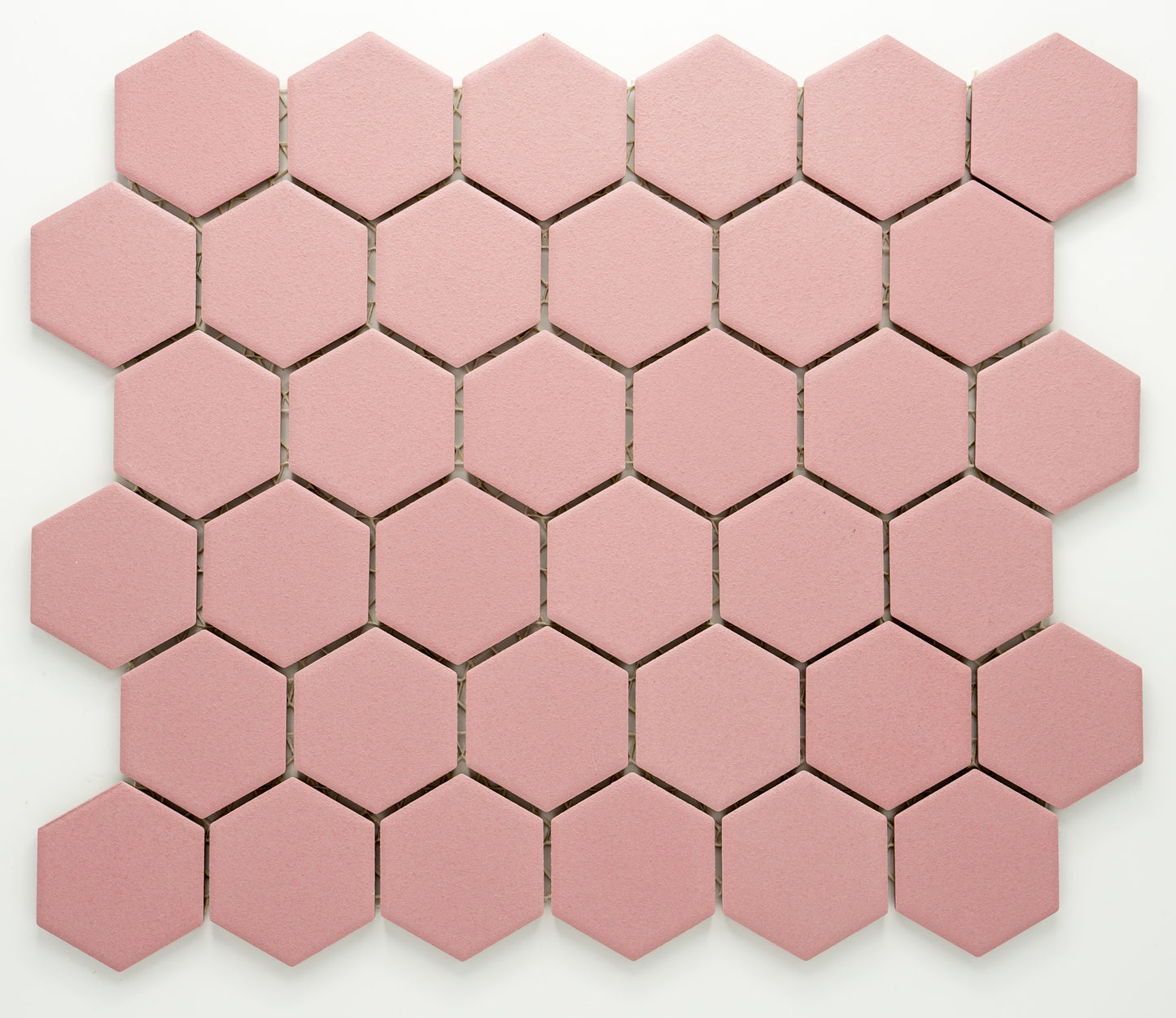 Mosaik Hexagon H HXLA 52 rosa 5,1x5,9 rutschfeste Matte