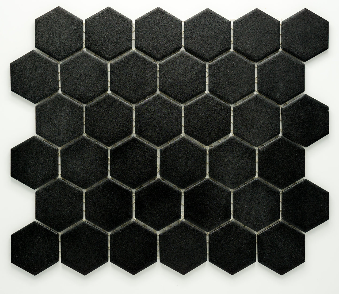 Mosaik Hexagon H HXL 890 schwarz 5,1x5,9 matt