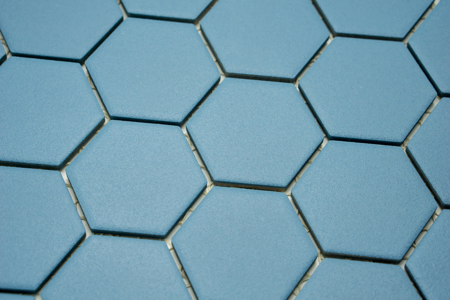 Mosaik Hexagon H HXLA 53 blau 5,1x5,9 Antirutschmatte