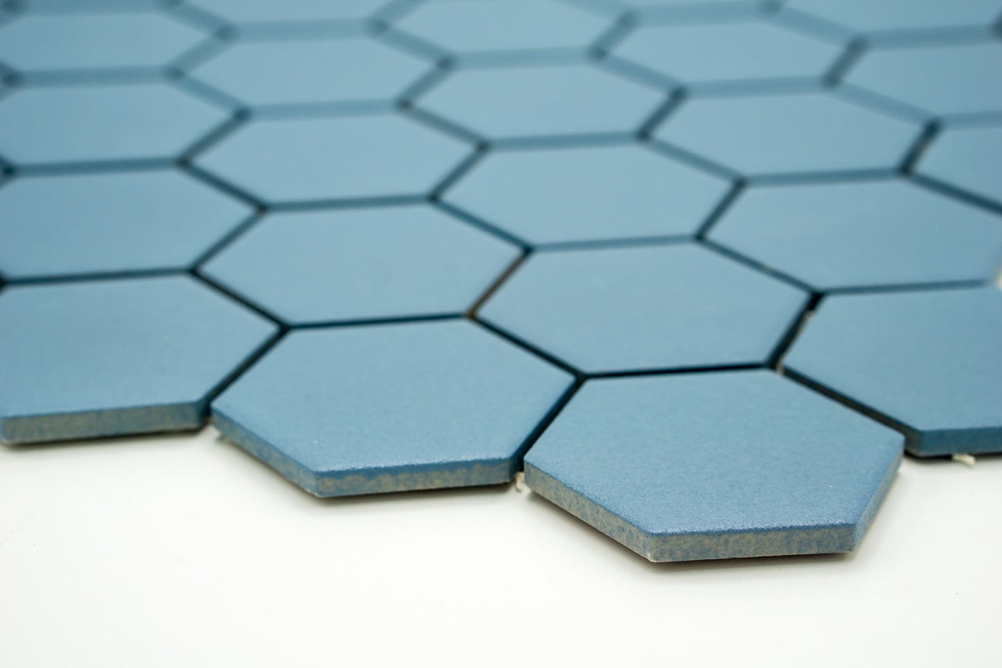Mosaik Hexagon H HXLA 53 blau 5,1x5,9 Antirutschmatte