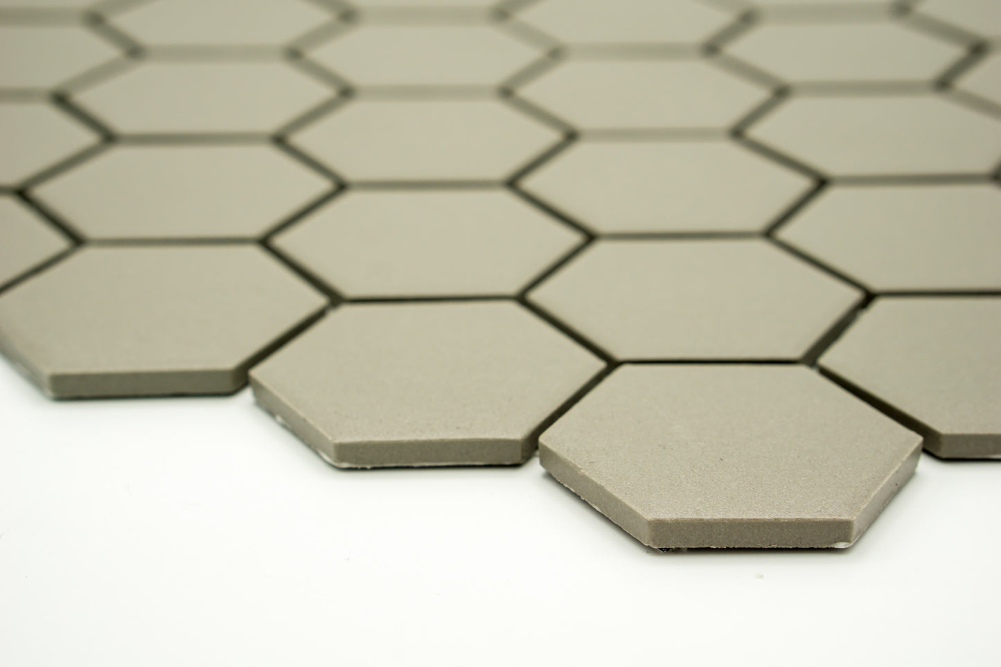 Mosaik Hexagon H GI HX117 graubraun 5,1x5,9 matt
