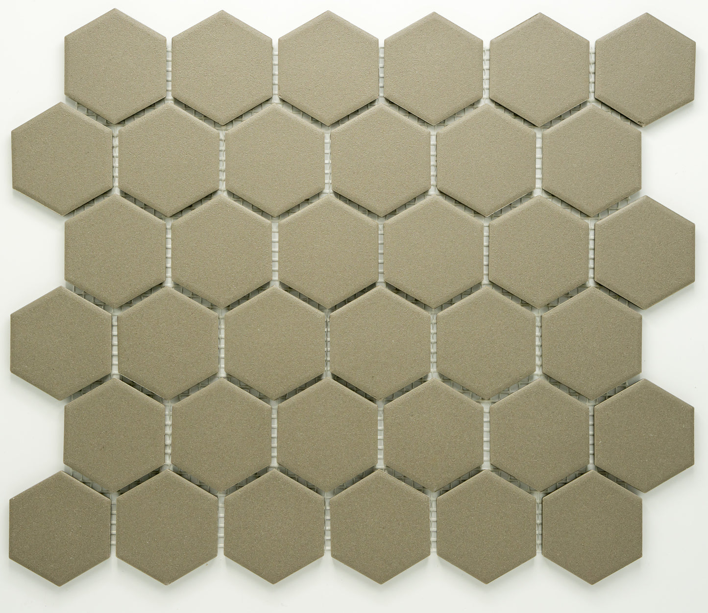 Mosaik Hexagon H GI HX117 graubraun 5,1x5,9 matt