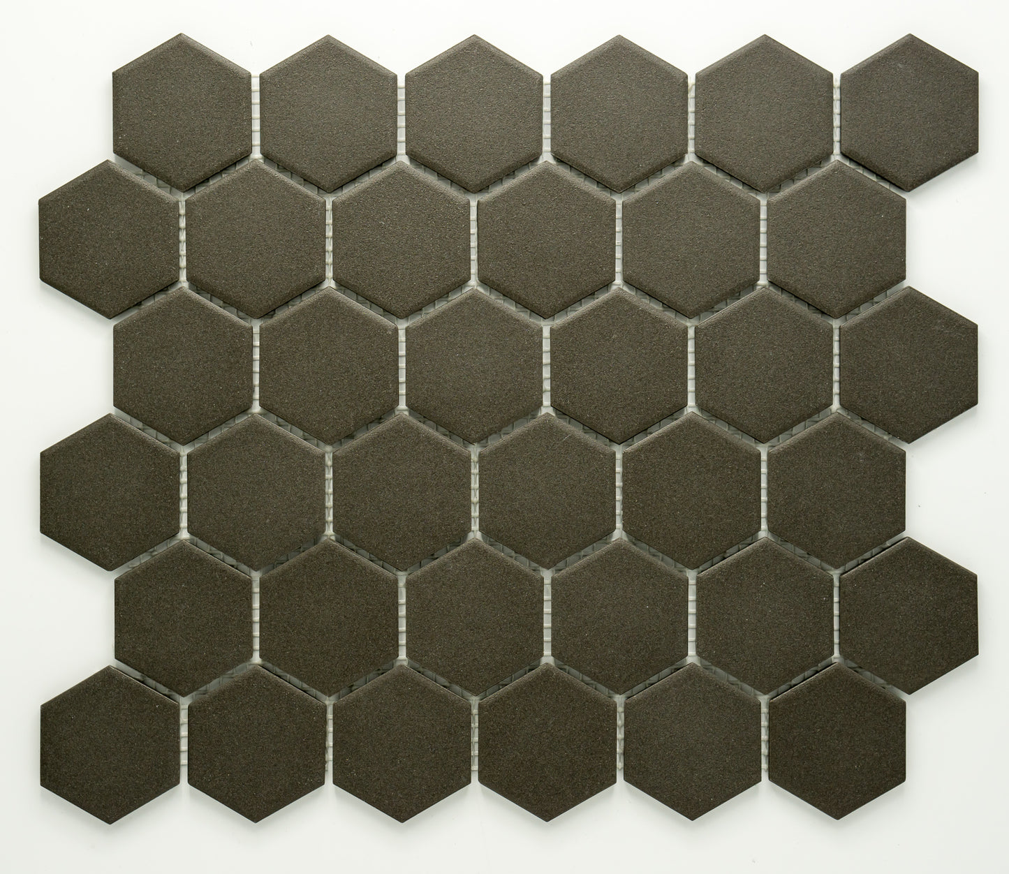 Mosaik Hexagon H HXLA 59 schwarz 5,1x5,9 Antirutschmatte