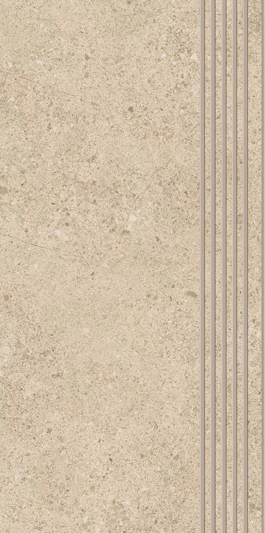 Dlažba Authority Beige Mat Schodovka 29,8x59,8