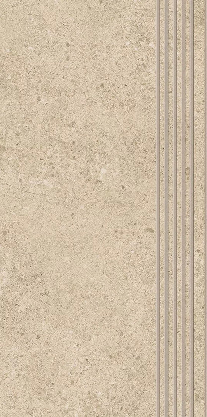 Dlažba Authority Beige Mat Schodovka 29,8x59,8