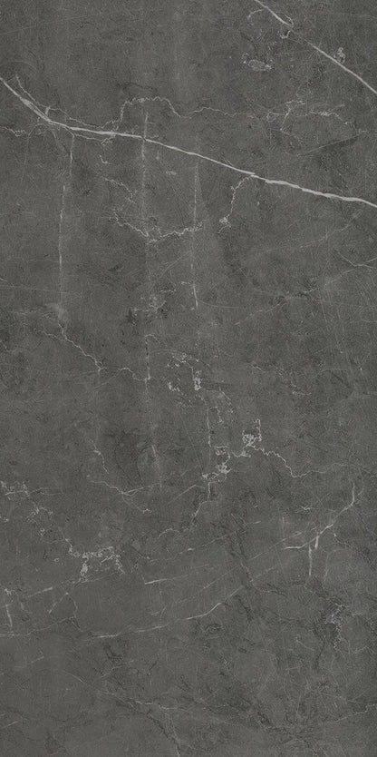 Dlažba imitace tmavě šedého kamene Katania Dark Grey Matt 119,7 x 59,7