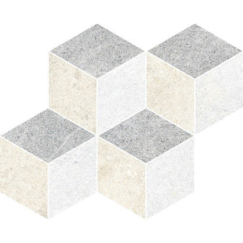 Dlažba Distinct Diamond Mix Mozaika 34,44x27,71