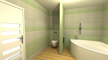 Fliese Rako Atelier Dunkelviolett 20x40