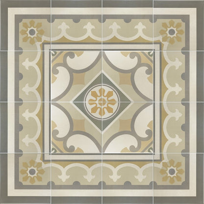 Caprice Burgund Eckfliese 20 x 20