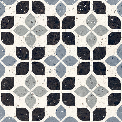 Frammenti Azzurro Fiore 20x20 Fliesen