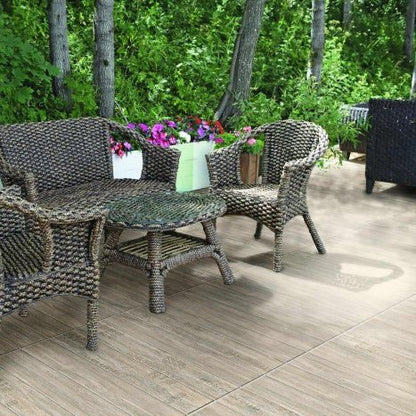 Liverpool dunkelbraune Fliese 15,5x62