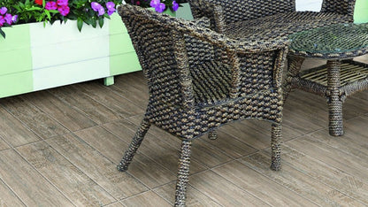 Liverpool dunkelbraune Fliese 15,5x62